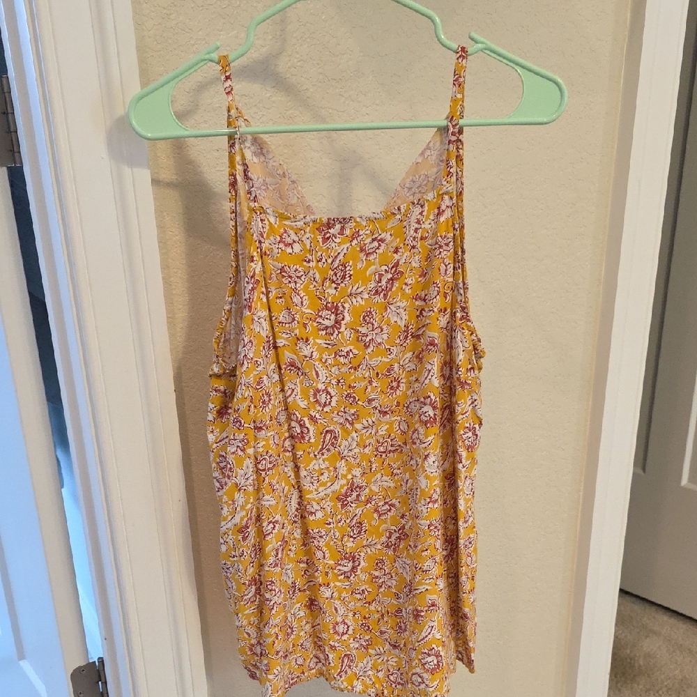 Old Navy Floral Camisole in Yellow and Pink